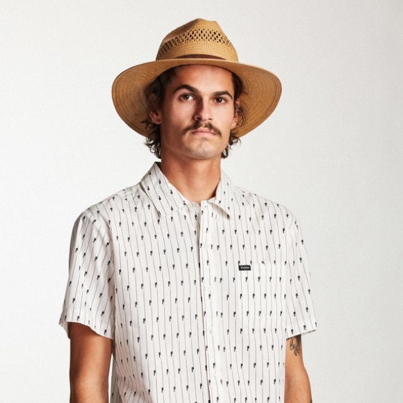 Brixton Other - NWT Brixton Case Fedora Straw Hat